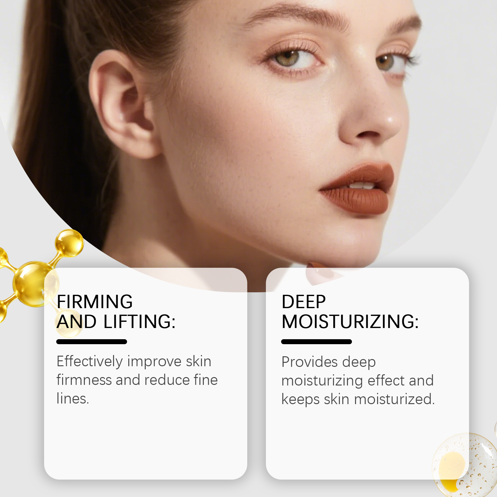 Bee Venom Moisturizing Cream Mild Nourishing Hydrating Non Sticky Facial Skin Care Lotion