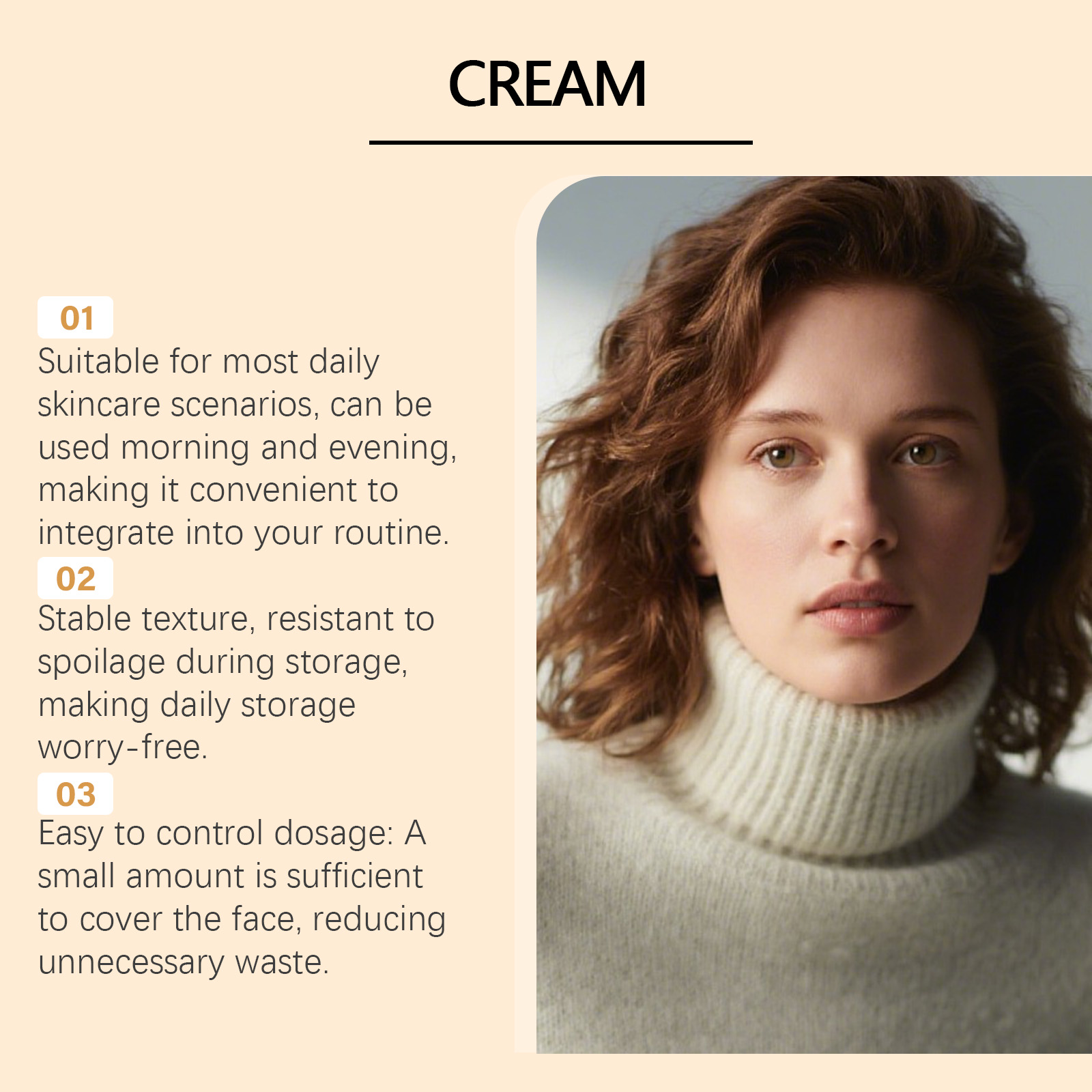 Bee Venom Care Cream Daily Moisturizing Hydrating Light Texture Easy Absorb Facial Skin Care