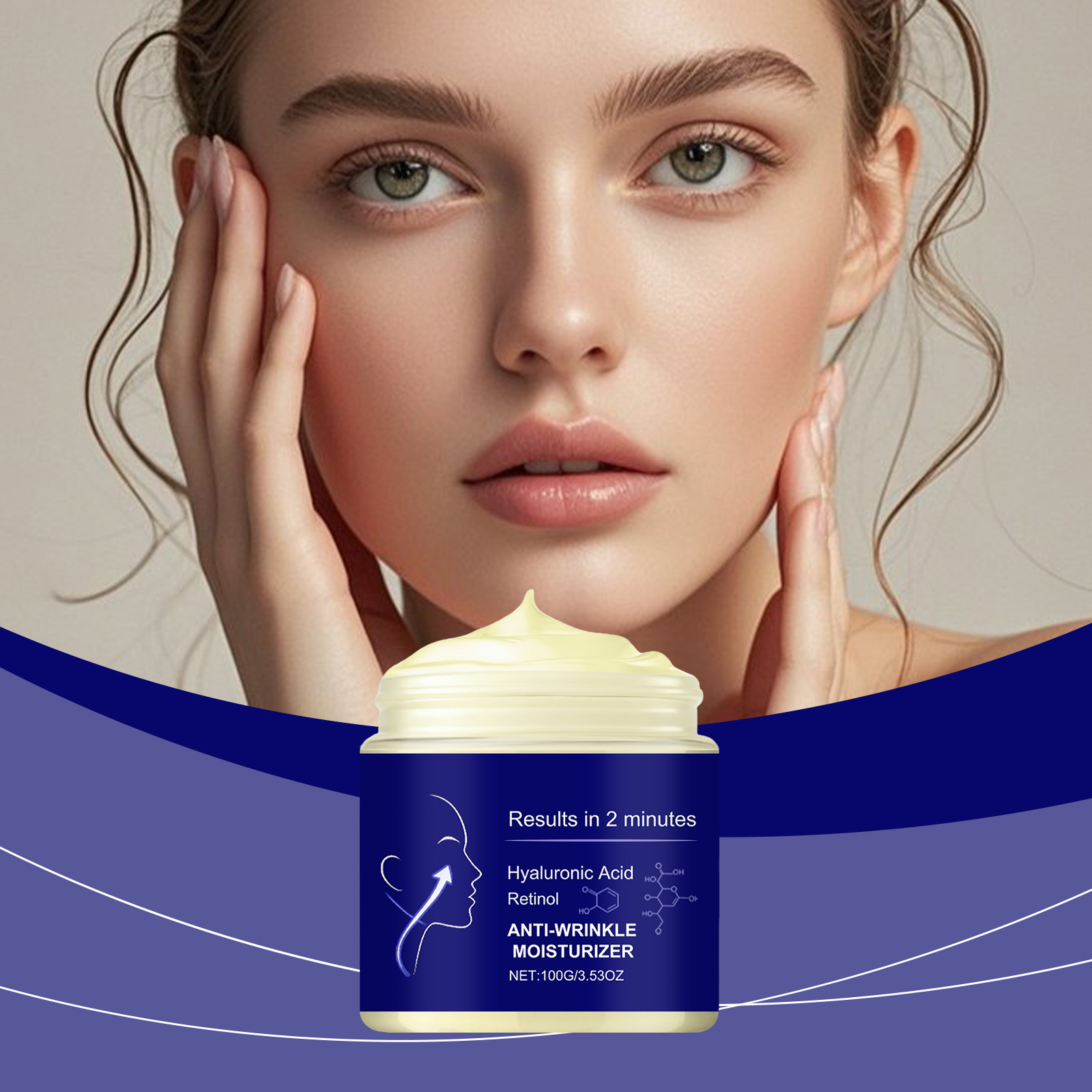 Moisturizing Cream Mild Nourishing Refreshing Delicate Smooth Comfort Hydrating Facial Skin Daily Care
