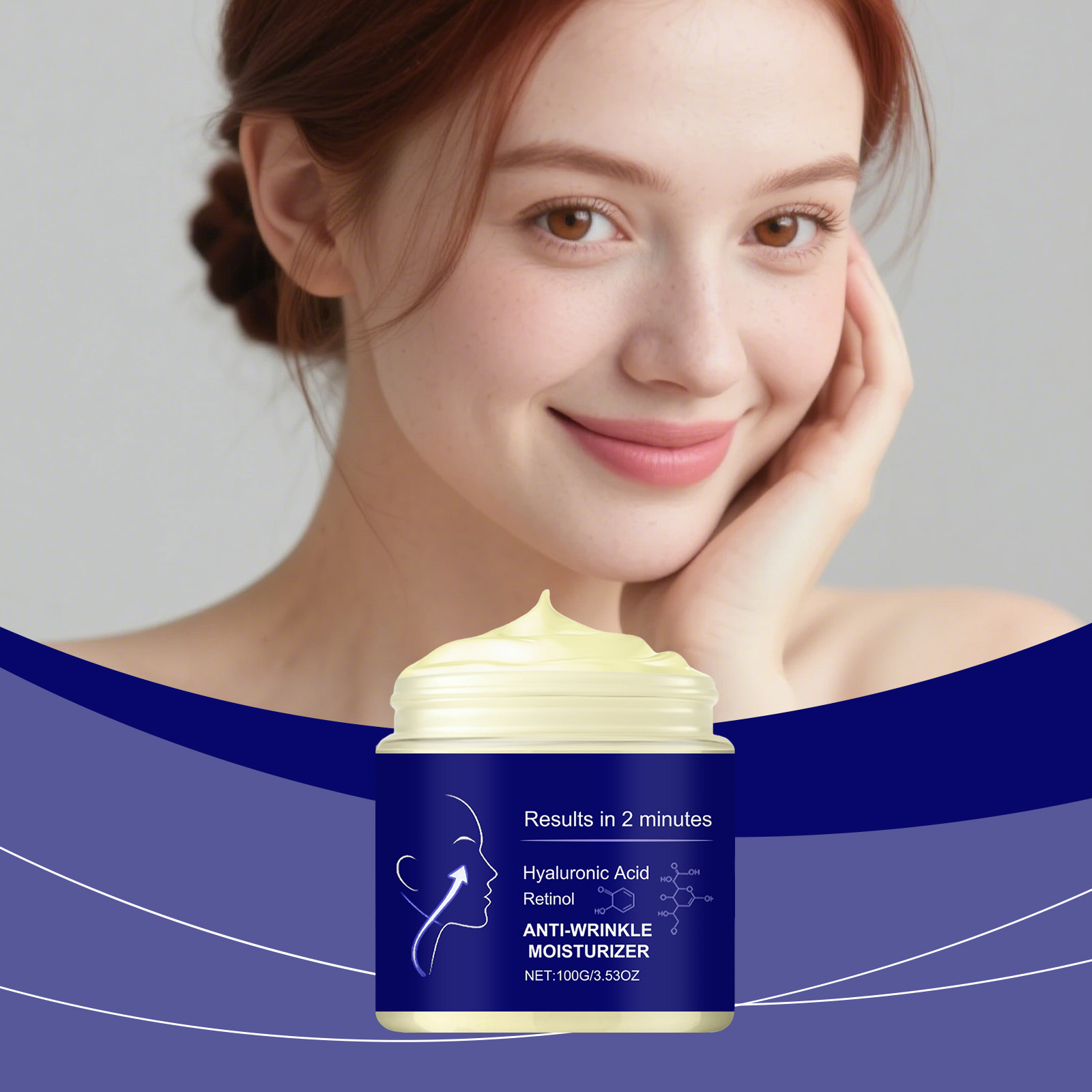 Moisturizing Cream Mild Nourishing Refreshing Delicate Smooth Comfort Hydrating Facial Skin Daily Care