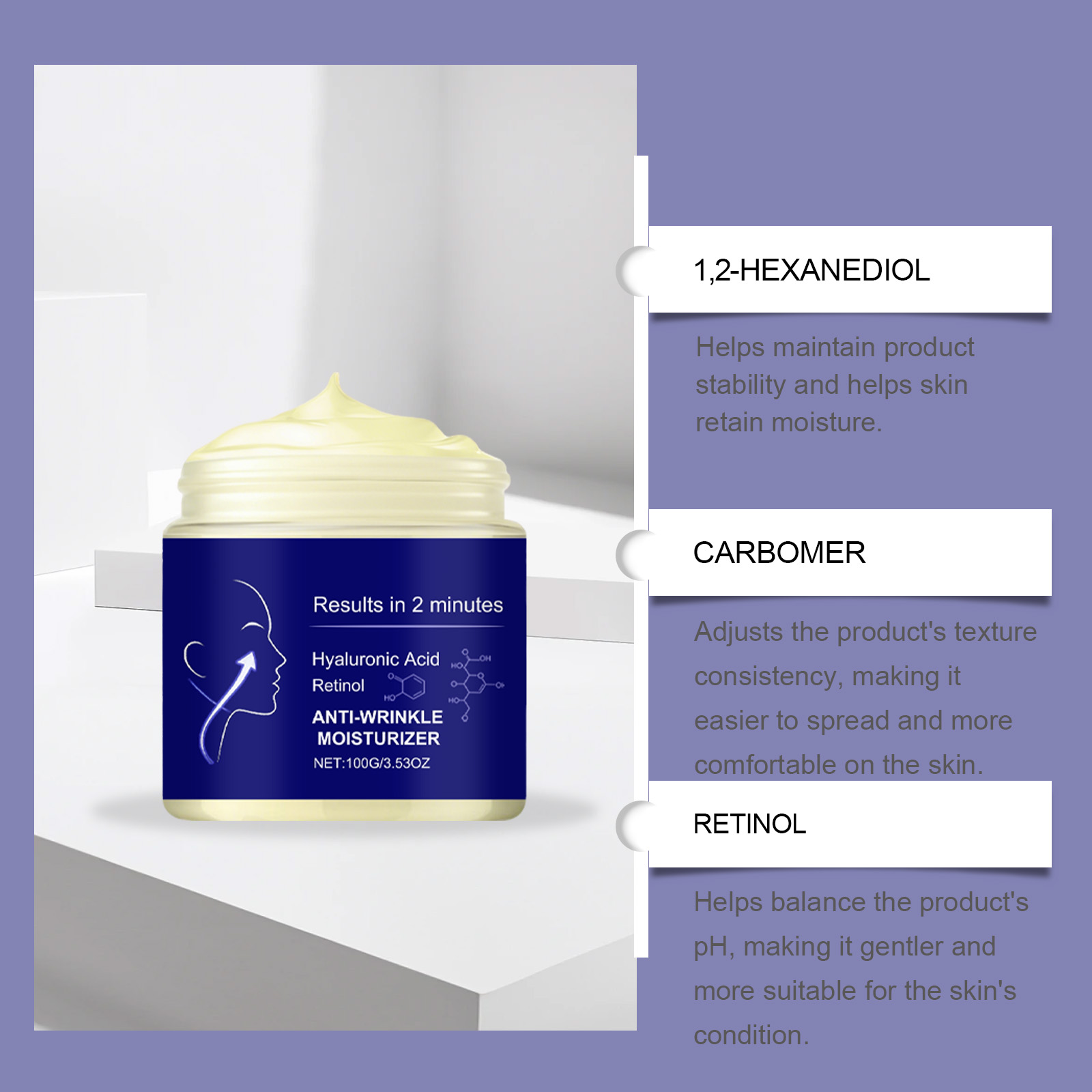 Moisturizing Cream Mild Nourishing Refreshing Delicate Smooth Comfort Hydrating Facial Skin Daily Care