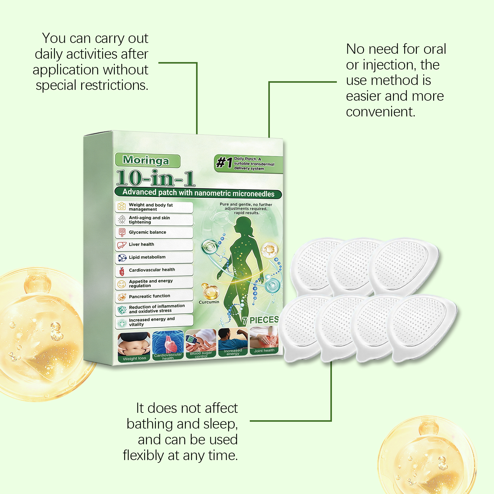 Body Care Patch Gentle Comfortable Whole Skin Daily Care Shape Beautify Care Patch
