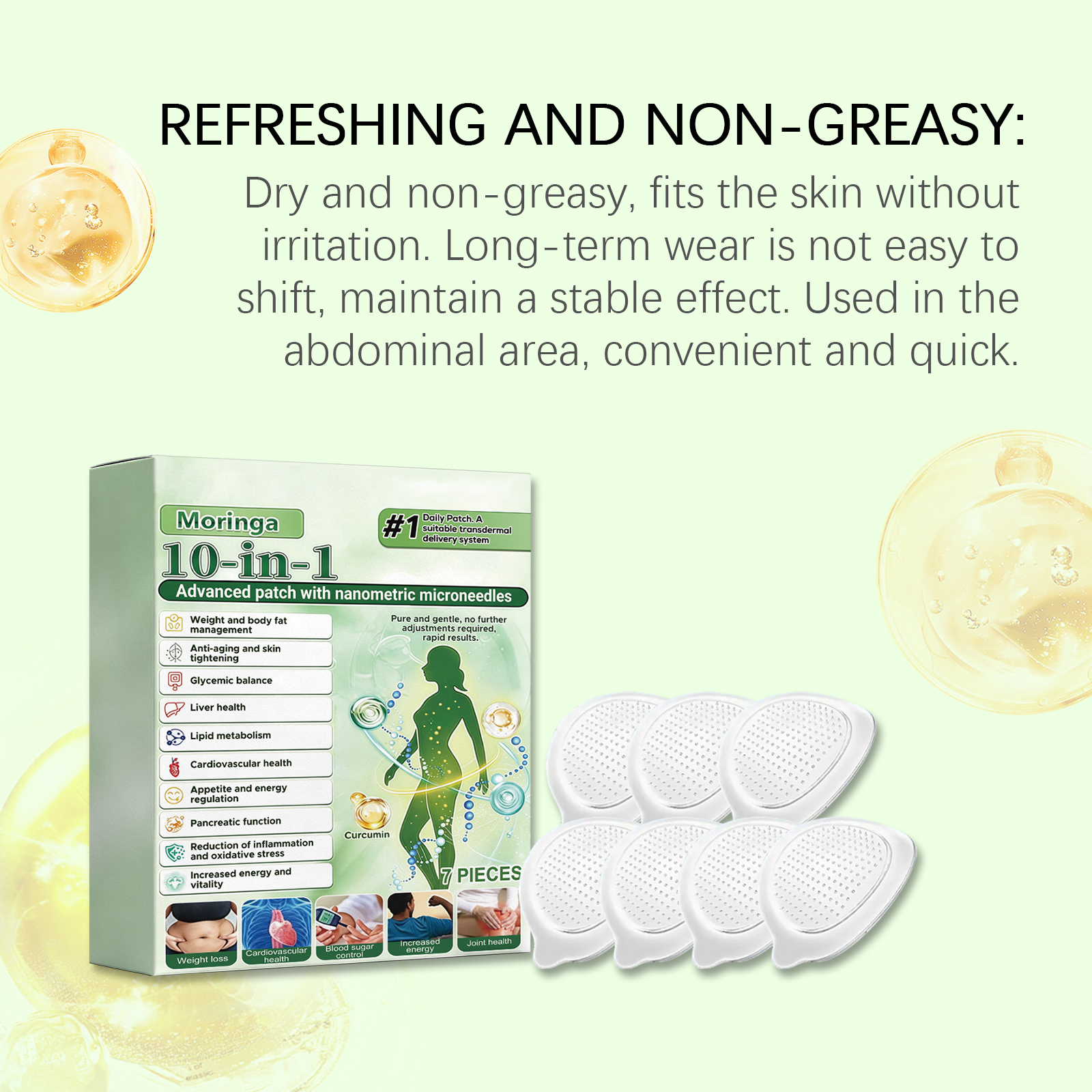 Body Care Patch Gentle Comfortable Whole Skin Daily Care Shape Beautify Care Patch