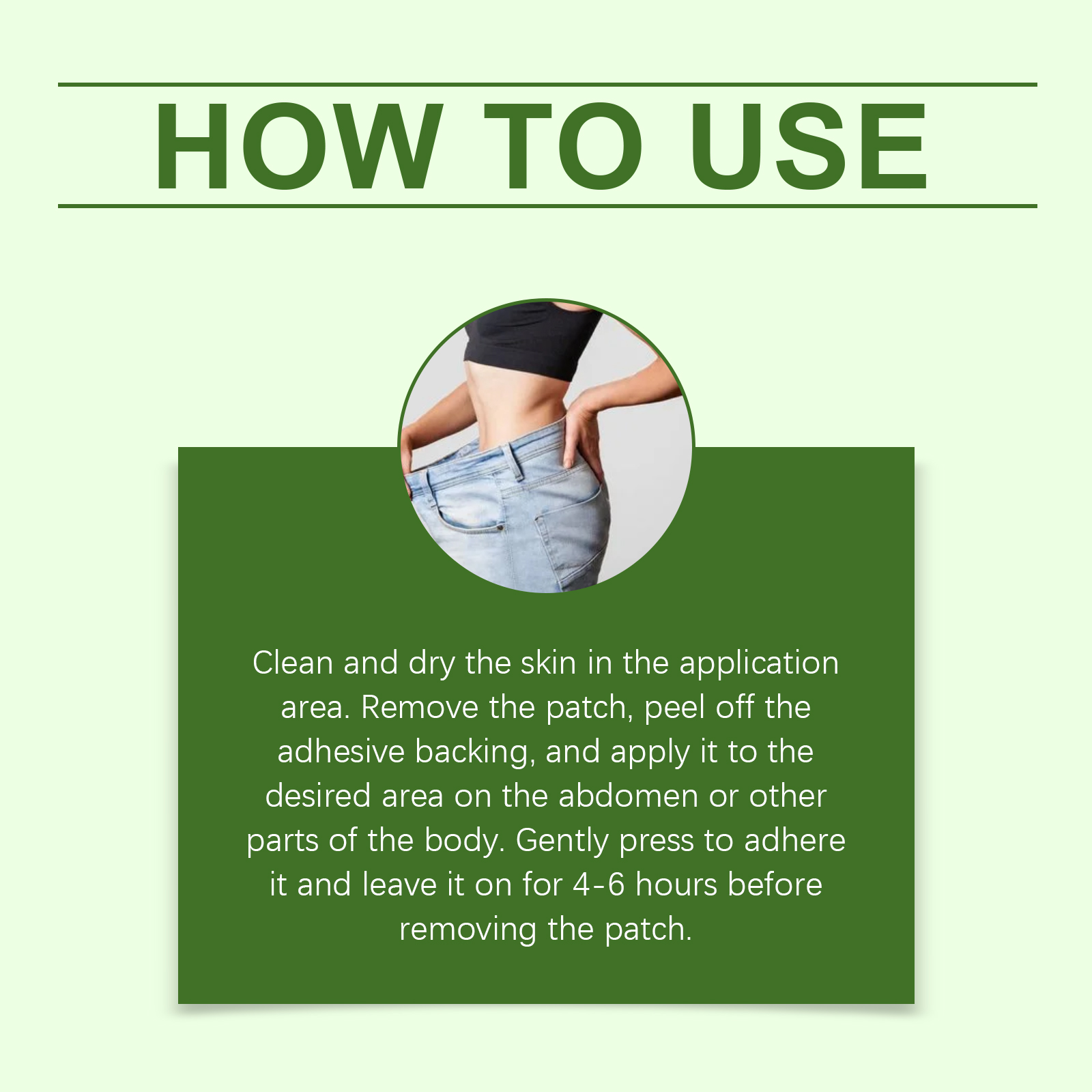 Body Care Patch Gentle Comfortable Whole Skin Daily Care Shape Beautify Care Patch