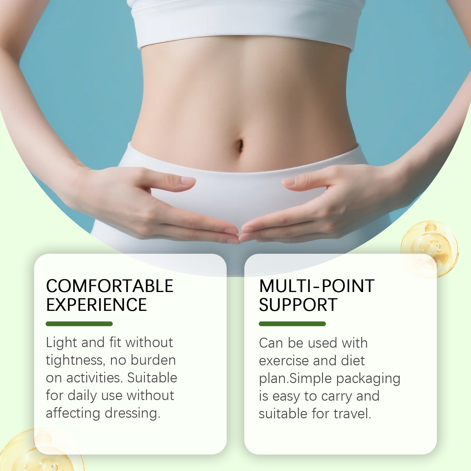 Body Care Patch Gentle Comfortable Whole Skin Daily Care Shape Beautify Care Patch