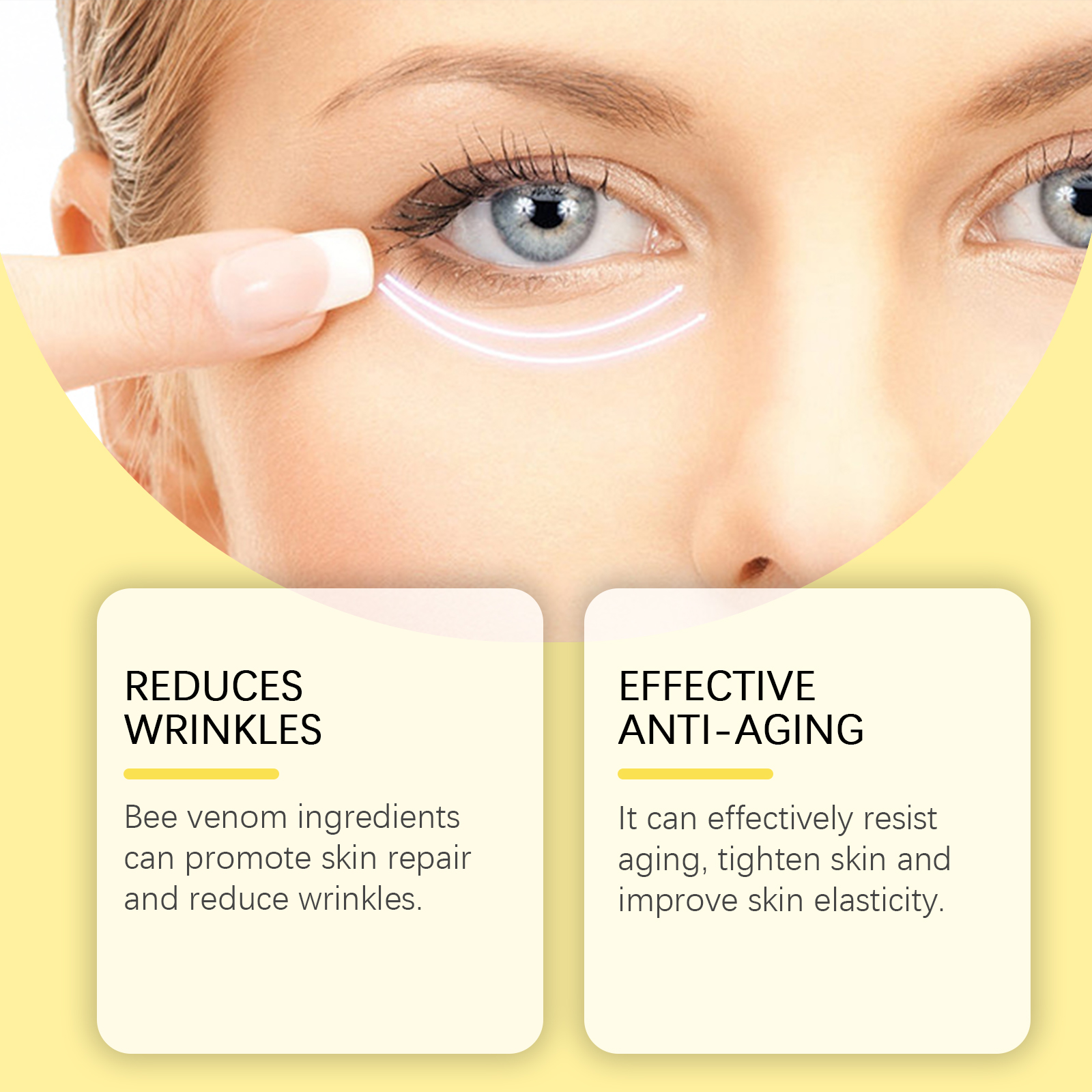 Bee Venom Care Cream Mild Facial Moisturizing Tender Smooth Firming Skin Delicate Hydrating Brightening Replenishing Water Face Lotion