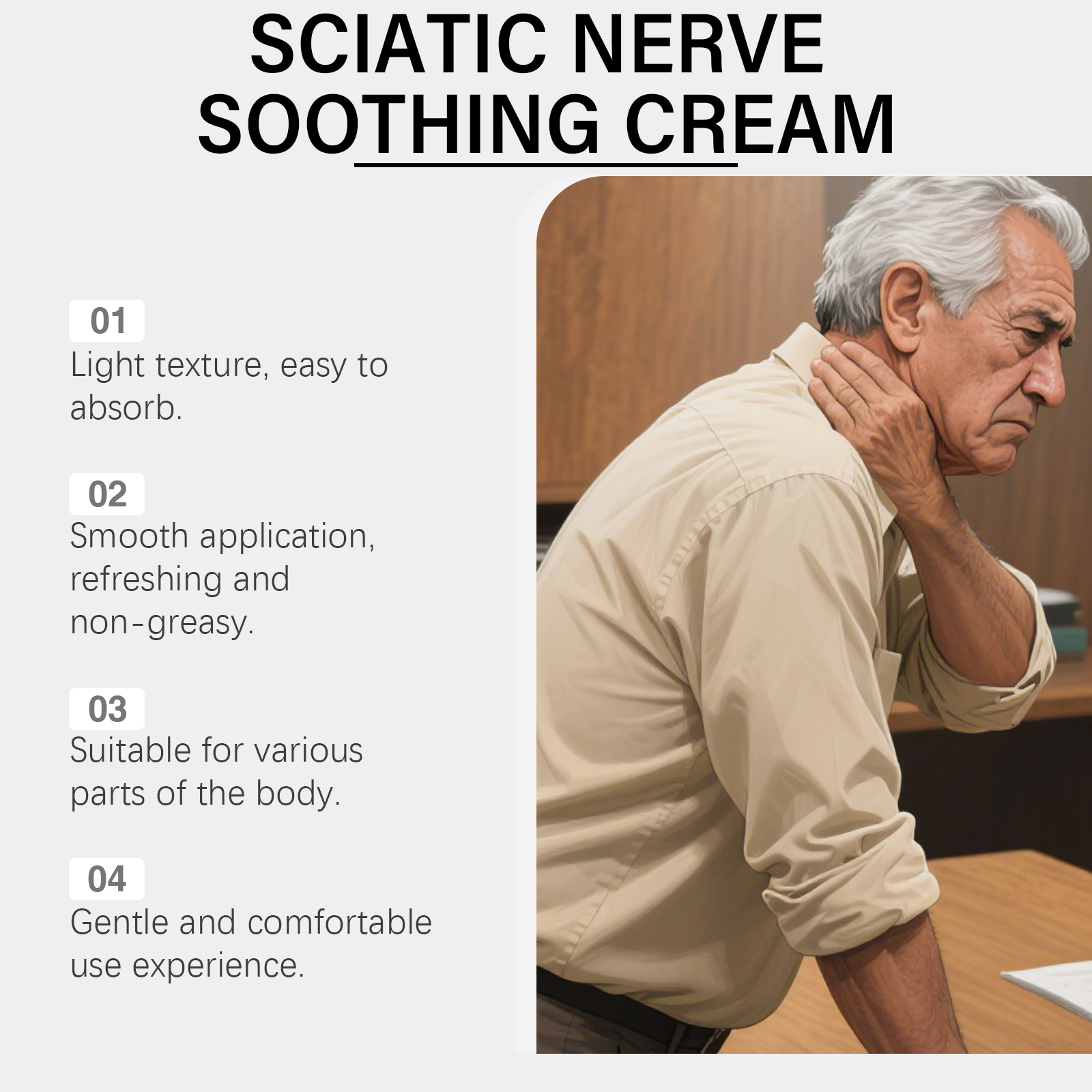 Herbal Joint Care Cream Gentle Elbow Joint Skin Care Nourishing Moisturizing Massage Smear Lotion