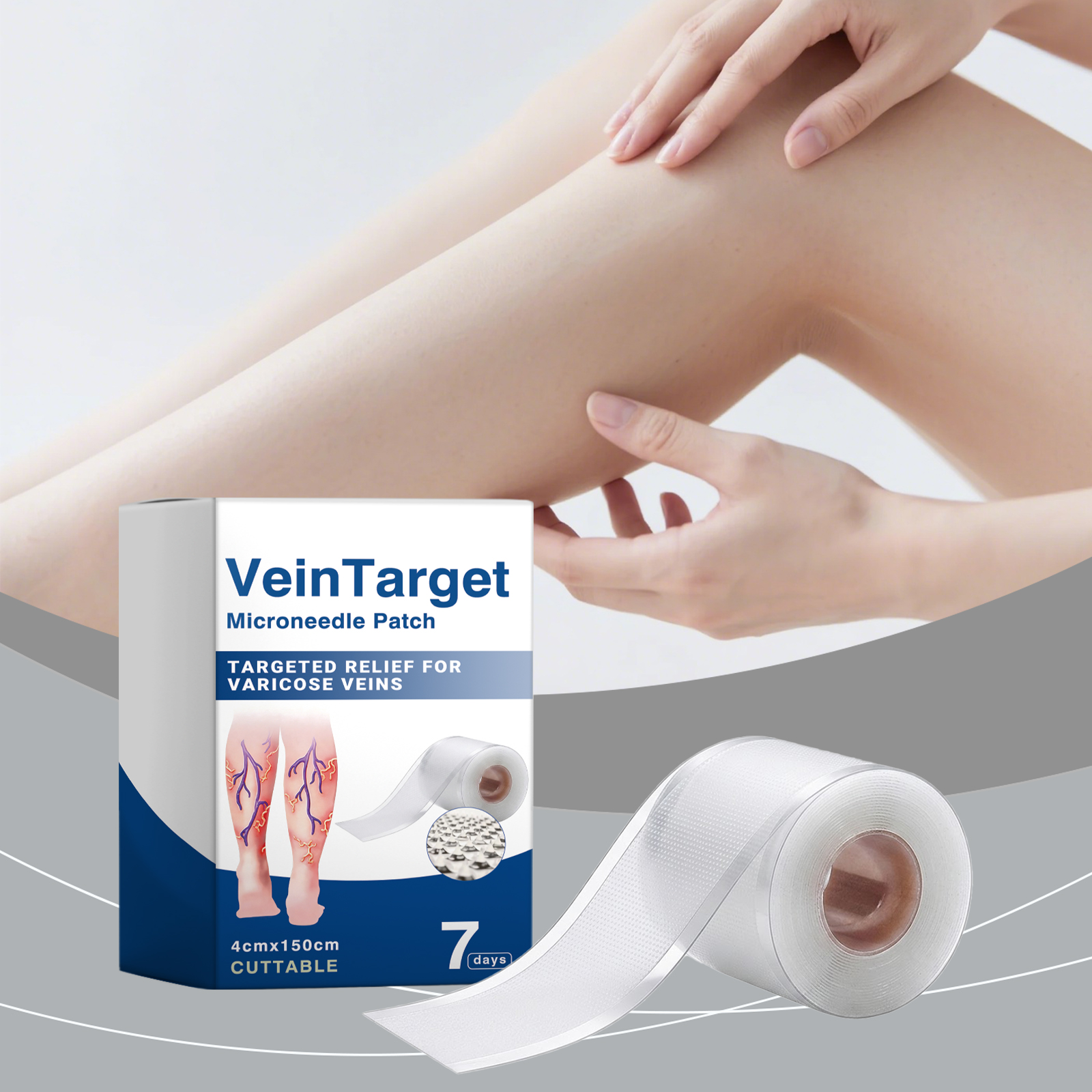 Leg Care Patch Gentle Nourish External Leg Skin Comfort Breathable Daily Portable Patch