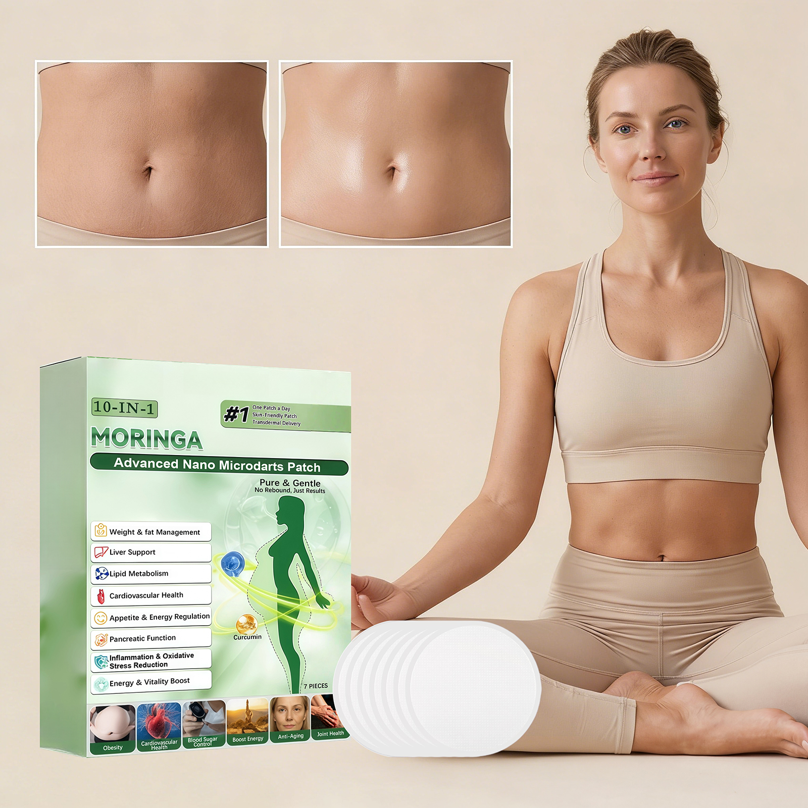 Body Care Patch Mild Moist Comfortable Protect Skin Portable Easy Use Daily Body Care