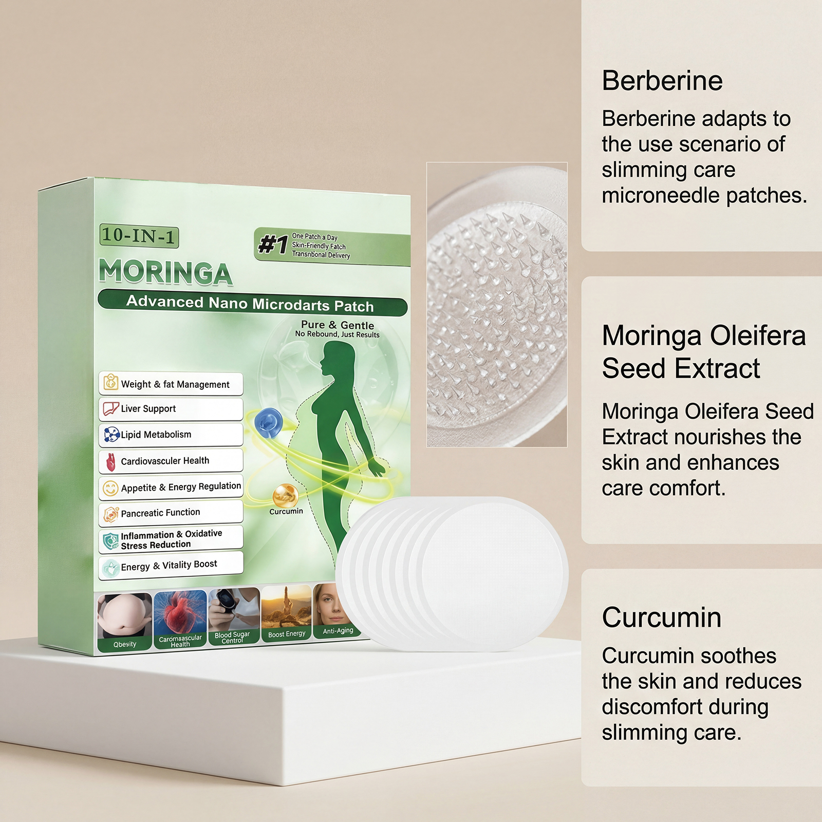 Body Care Patch Mild Moist Comfortable Protect Skin Portable Easy Use Daily Body Care