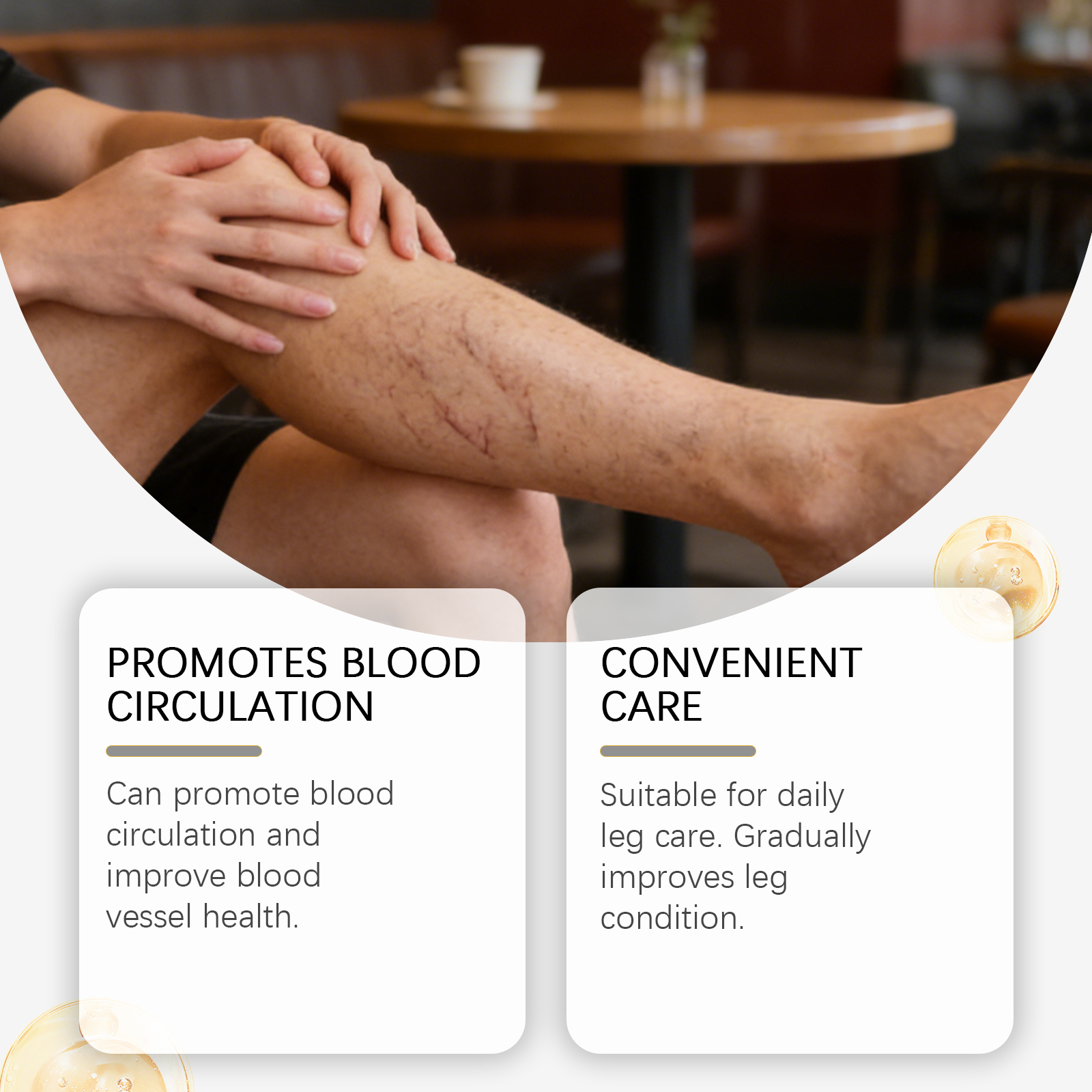 Leg Care Patch Mildly Moisturizing Portable Patch For Daily Skin Discomfort Leg Skin Care