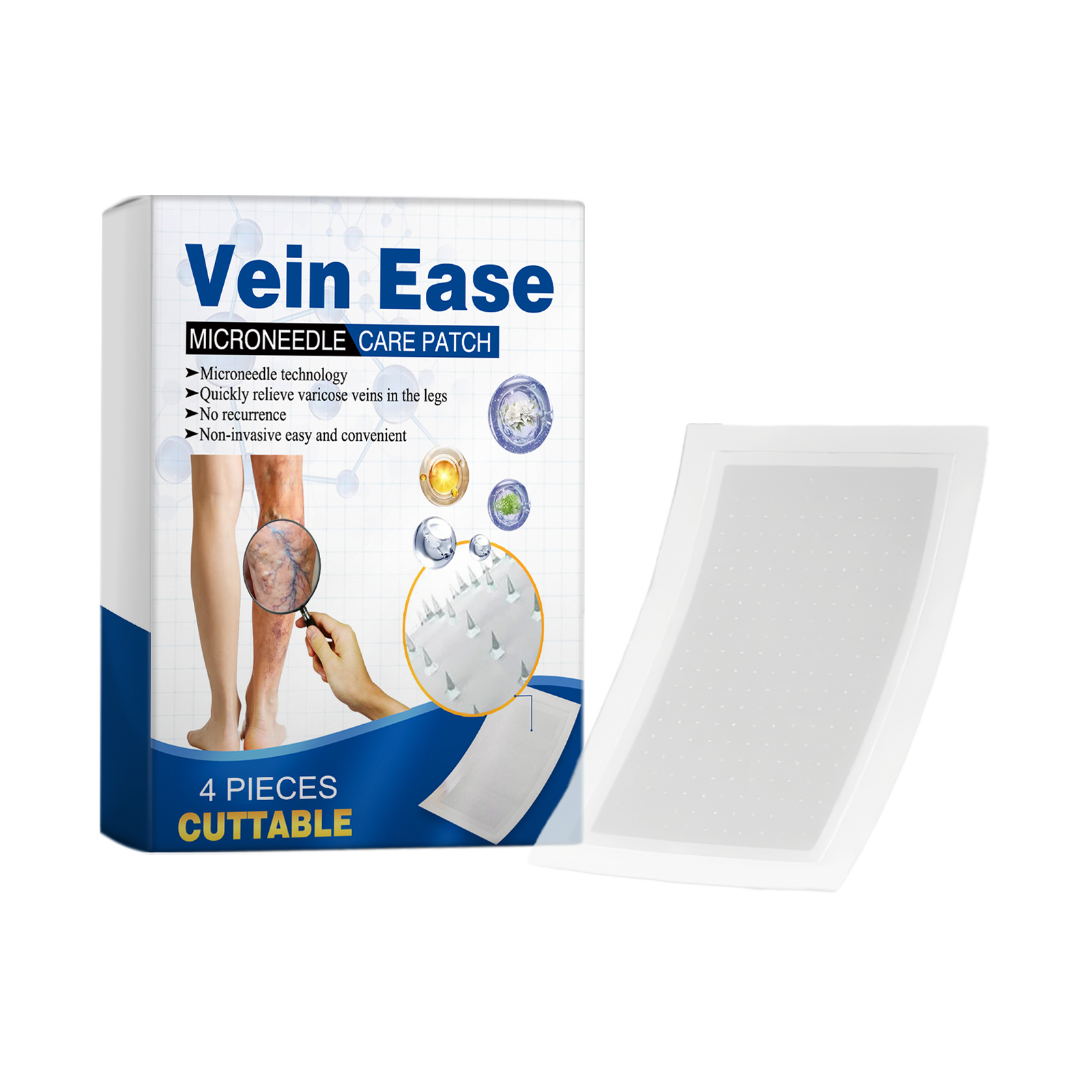 Leg Care Patch Mildly Moisturizing Portable Patch For Daily Skin Discomfort Leg Skin Care