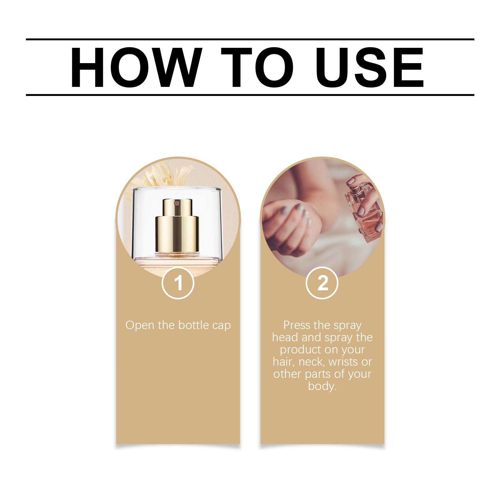 Vanilla Coconut Body Perfume Spray Long Lasting Fragrance Unique Charm Fresh Romantic Portable Perfume