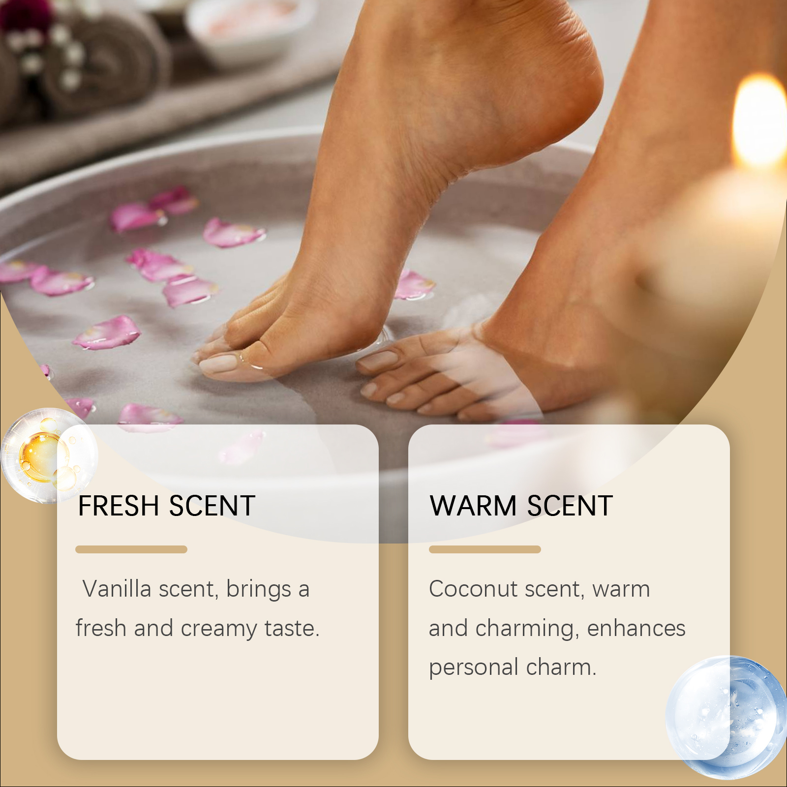 Vanilla Coconut Body Perfume Spray Long Lasting Fragrance Unique Charm Fresh Romantic Portable Perfume