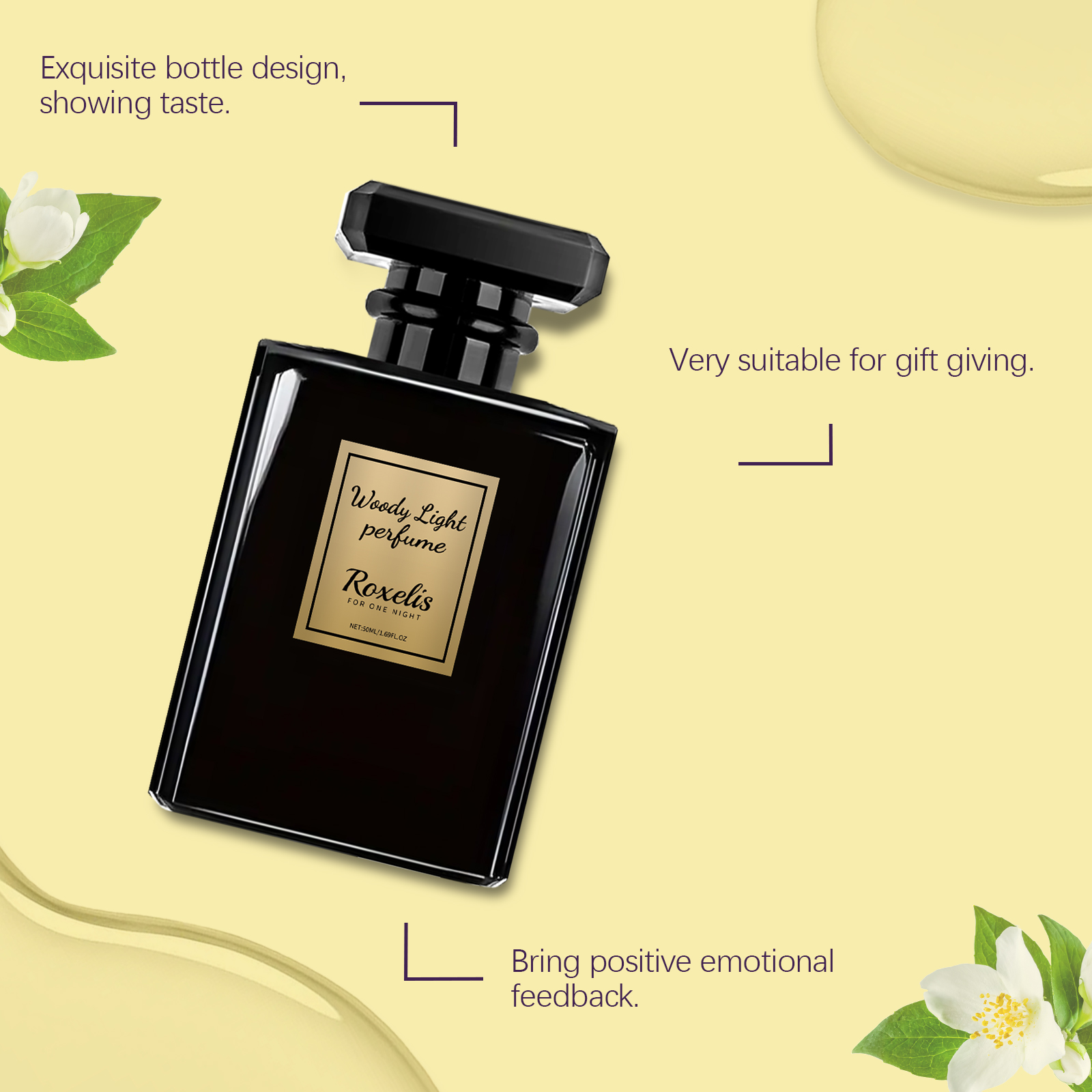 Woody Cologne Perfume Long Lasting Elegant Fresh Natural Light Scent Premium Business Portable Cologne