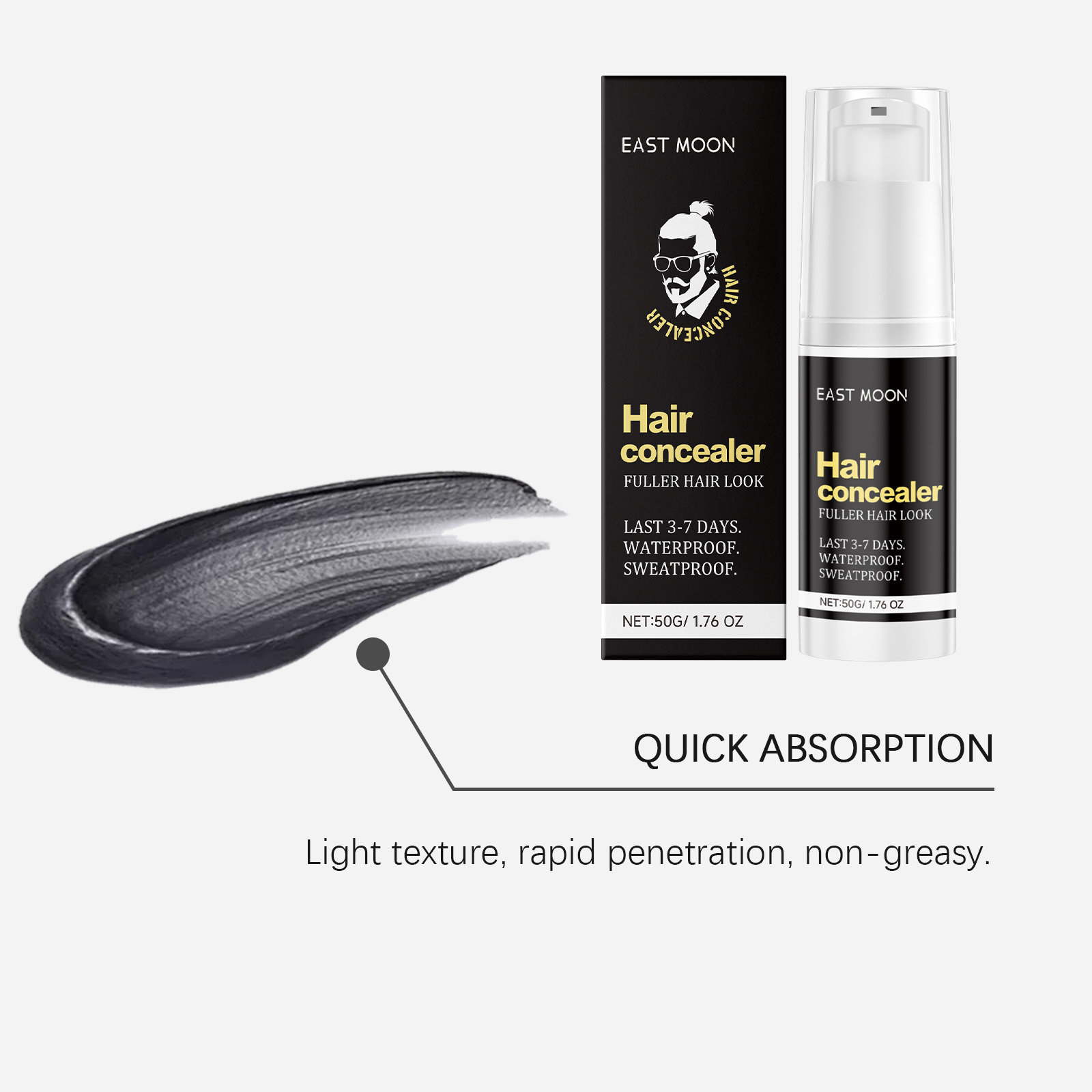 Hair Cover Cream Mild Moisturizing Nourishing Cover Hair Part Modify Fluffy Hair