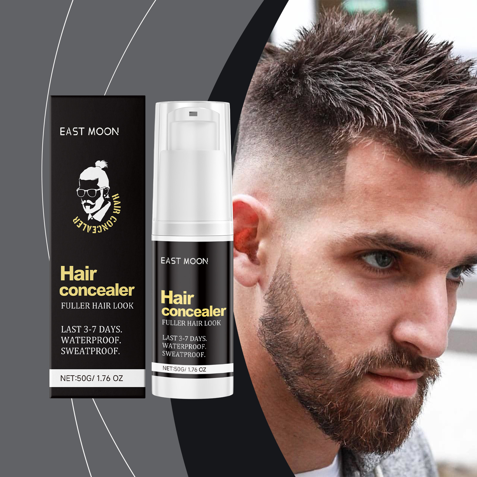 Hair Cover Cream Mild Moisturizing Nourishing Cover Hair Part Modify Fluffy Hair