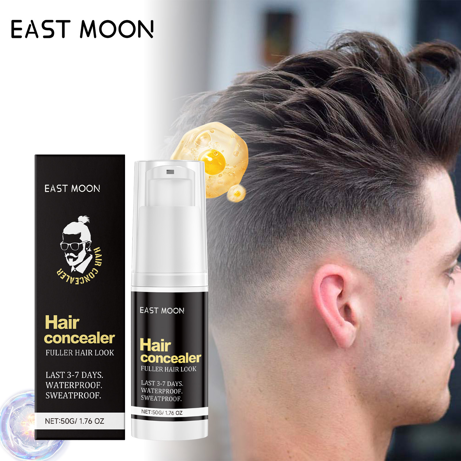 Hair Cover Cream Mild Moisturizing Nourishing Cover Hair Part Modify Fluffy Hair