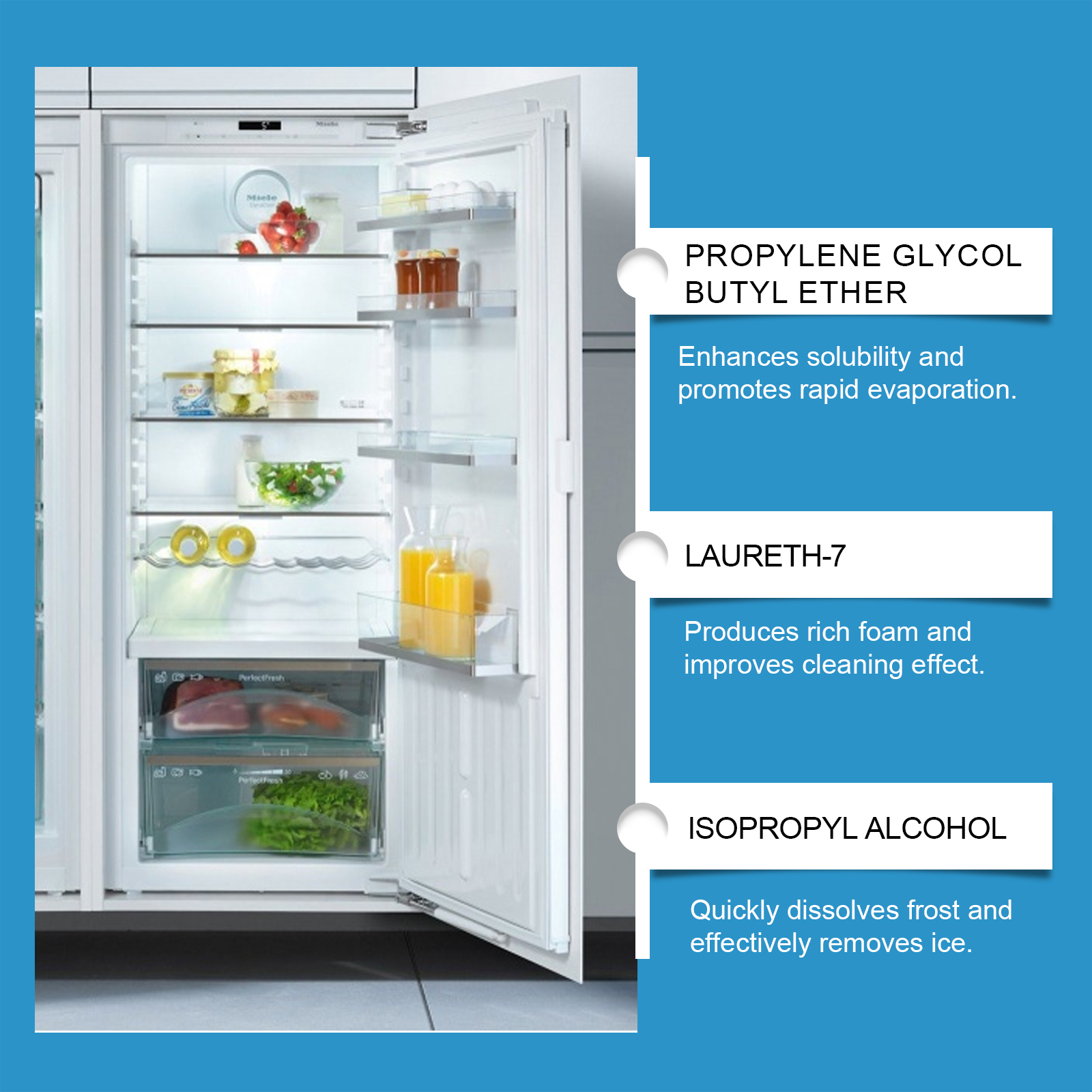 Freezer Defrost Spray Household Multi Purpose Cleaning For Refrigerator Freezer Ice Maker