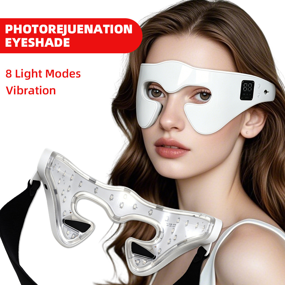 7 Colors Microcurrent Massager Eye Lifting Massage Beauty Device Under Eye Massager for Eyes Bag Puffiness Remover Anti-Age Eye Care Device LED Photon Eye Mask