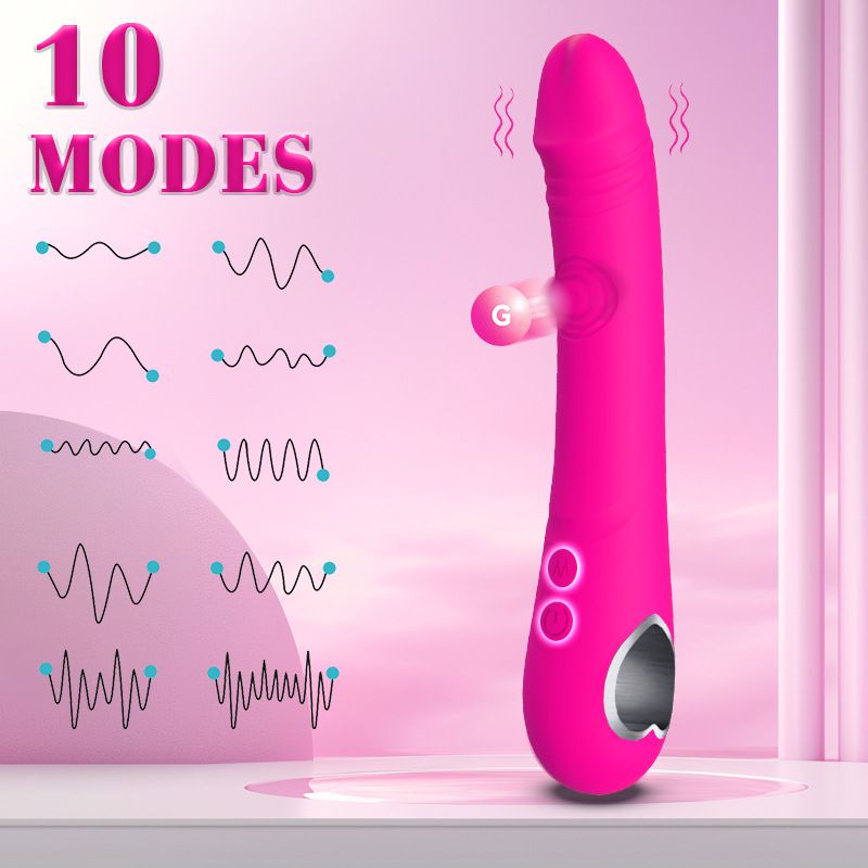 (Rose Red) Vibrator for Women Adult Toys Female Massager Realistic Dildo Bullet Vibrator Sex Toys Wand Adult Products