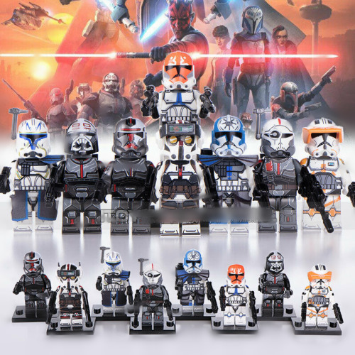 Fit Lego Star Wars Bad Patch Rex Cody Jessi minifigures
