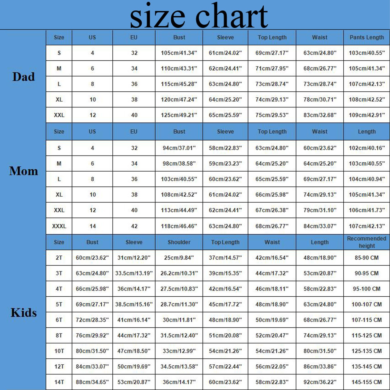 (9M Baby) Christmas Pyjamas Family Matching Kids Xmas Party Pjs Set Nightwear Gifts Suit Green