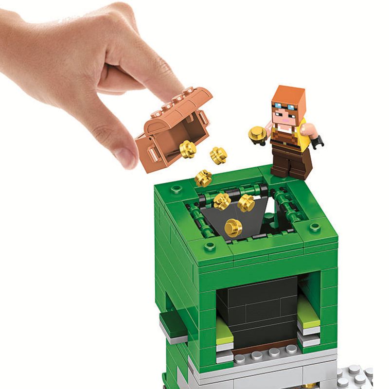 My World The Creeper Mine Building Blocks Childrens Toys Boys and Girls Gifts