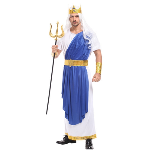 Mens Poseidon Fancy Dress Costume