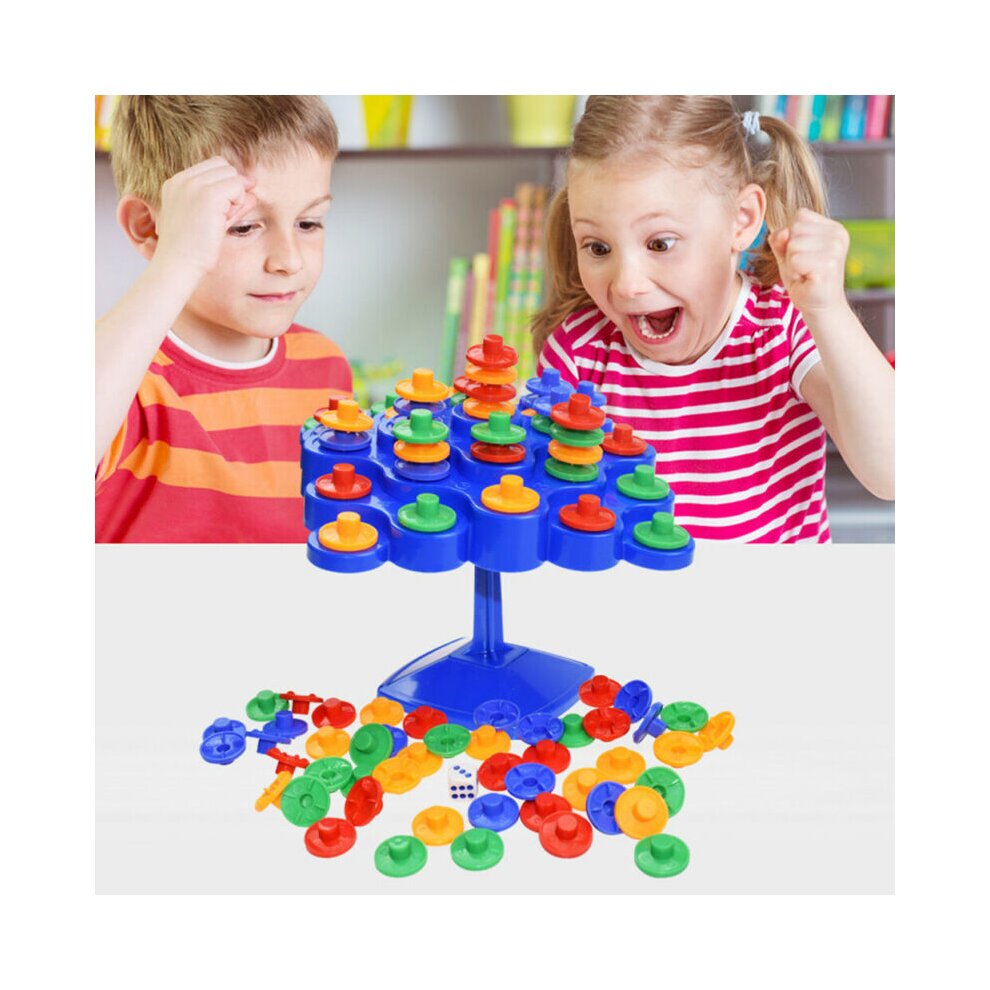 Adults Kids Toys Balanced Topta Jenga Tip Topple Strategy Balancing Family Party Board Game Toys XMAS Gift