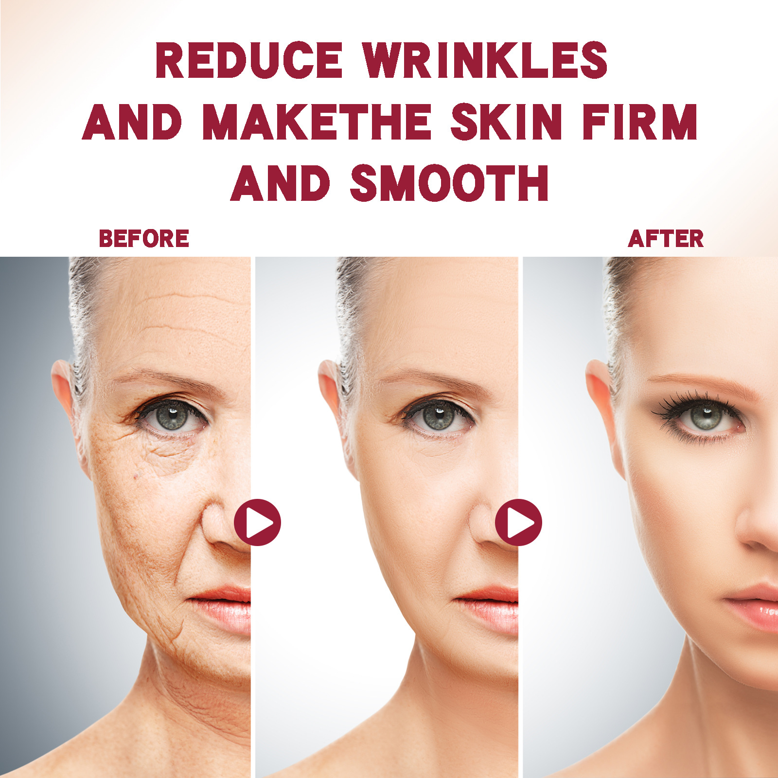 Hyaluronic Acid Face Cream Peptides Face Cream Reduce Fine Lines Lift Firm Smooth Anti Wrinkle Brighten Moisture Anti Aging Lightening Fast Effective
