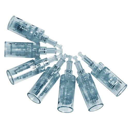 Dr.pen Ultima M8 Microneedling Pen Replacement Cartridges Round Nano Bayonet Slot Disposable Replacement Accessories 10 Pcs Pack