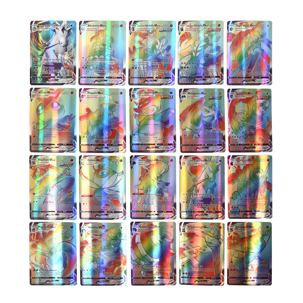 Pokemon Card 100PCS Vmax Shining Trading Card Kid Battle Game Toy Gift