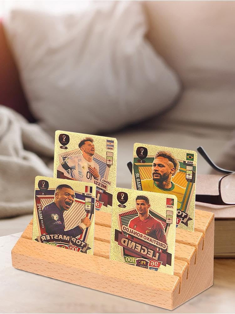 World Football Star Soccer Star Cards Champions League Football Collectible Cards Soccer Top Card Game Educational card game Legends of World Football Cards Gift