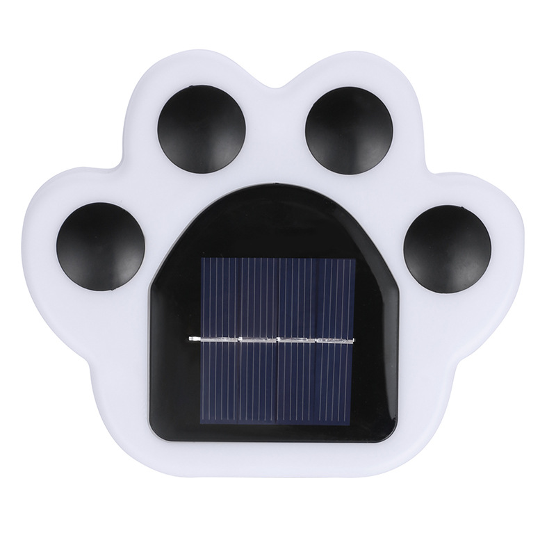 Solar Ground Lights Disk Lights Solar Powered Cat Claw Lamp White