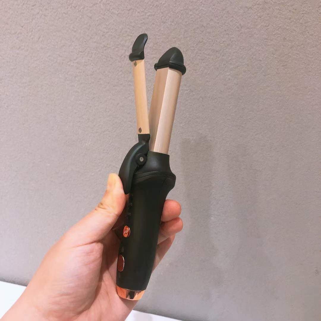 Mini Curling Wand Travel Cordless Hair Curler USB Small Portable Curling Iron for Short Hair