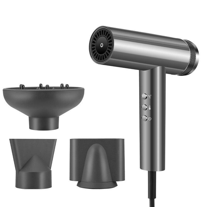 Hair Dryer Portable Negative Ion Hair Blow Dryer Fast Drying Hot Cool High Speed Professional Electric Hair Dryer Set For Home Use 1600w Powerful Blower