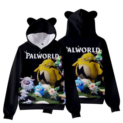 Palworld Merch Pullover Men Women Fashion Hooded Sweatshirt Boys Girls Trend Hip Hop Gaming Cosplay