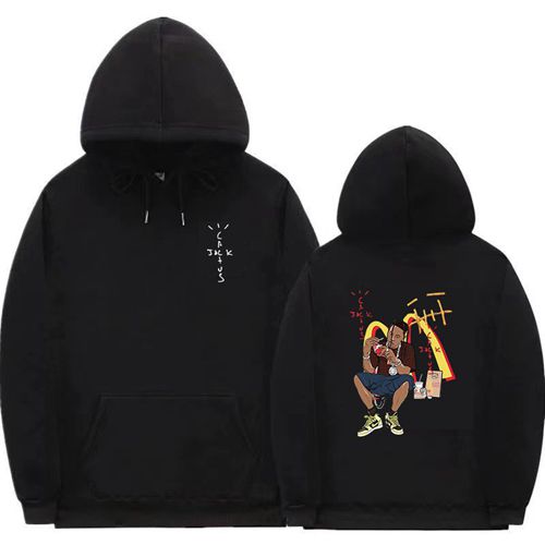 Jack x Sudaderas Hoodie Urban Streetwear Hooded Sweatshirt for Teen Fashion Enthusiasts