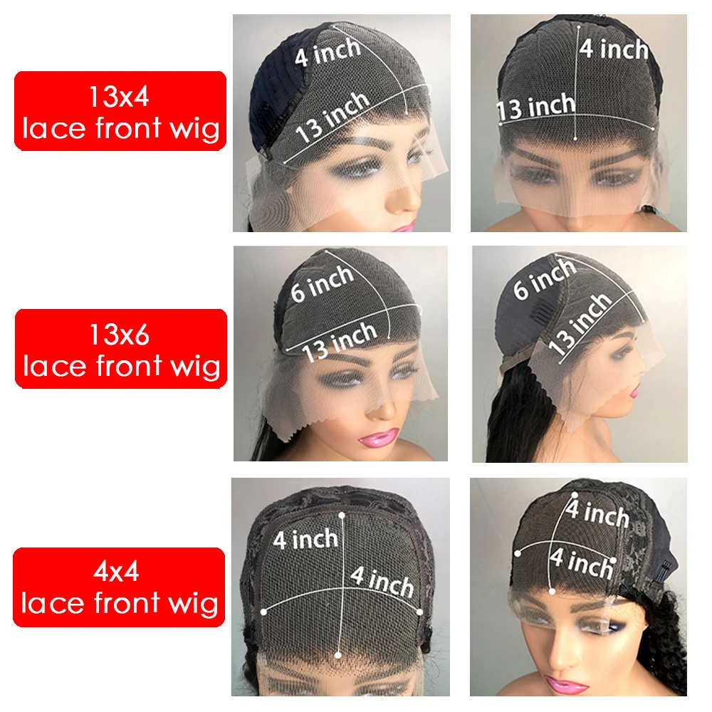 (20 inches) 180 Percent Density Frontal Wig For Black Women Wigs Human Hair 13x6 Bone Straight HD Transparent Lace Front Wigs
