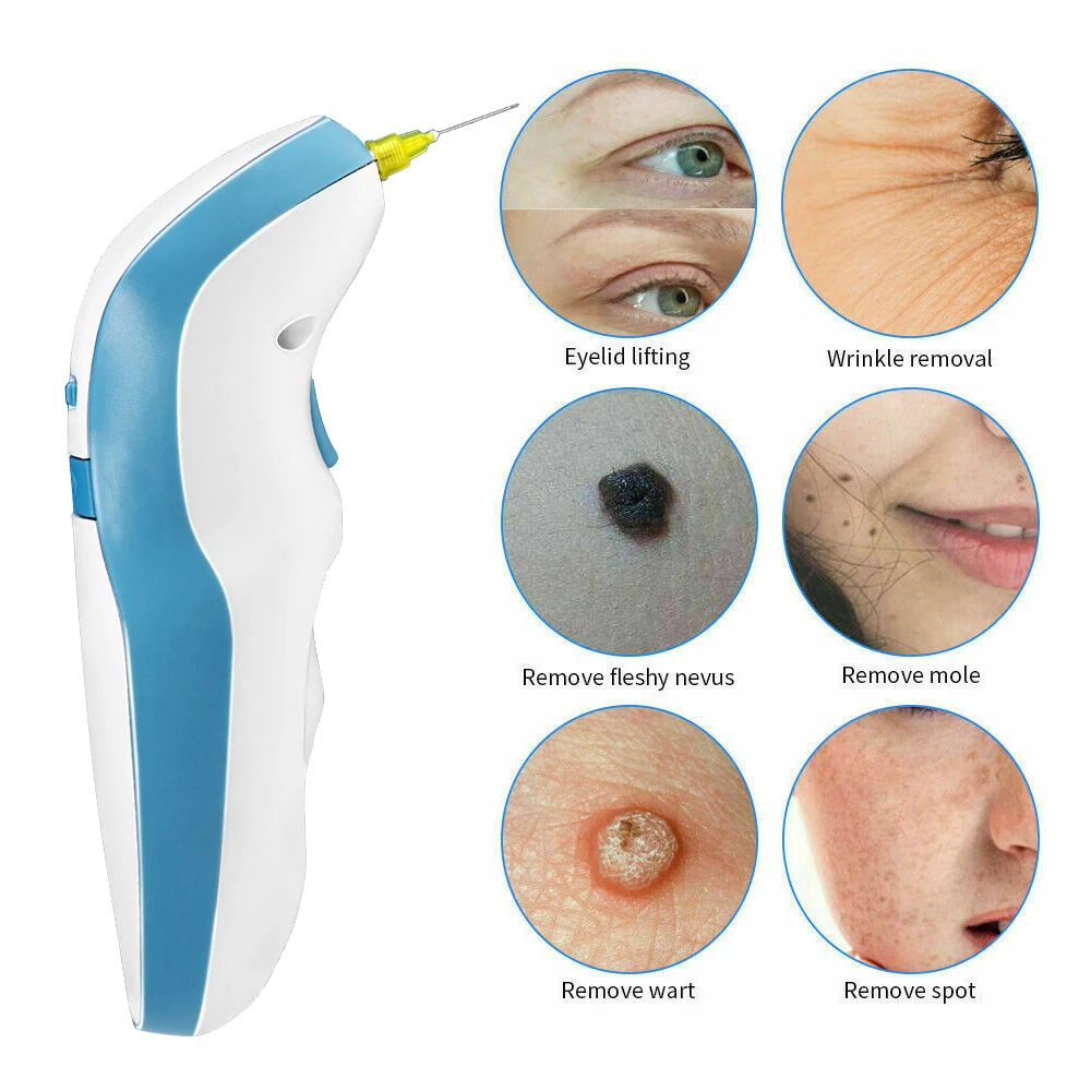 (Blue) Plasma Pen Maglev Fibroblast Eyelid Lift Face Skin Lifting Wrinkle Spot Mole Dark Spot Freckle Nevus Wart Skin Tag Removal Beauty Machine