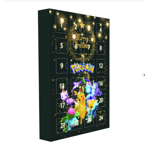 24Pcs Pokemon 2023 Advent Calendar 24 Days Xmas Countdown Gifts