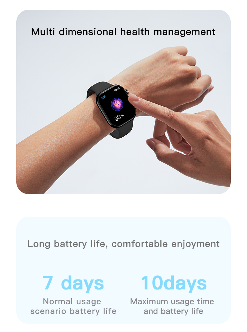 Smart Watch Series10 Mens and Womens Watch Sports Bluetooth Watch Fitness Smartwatch Bracelet for Apple lOS Android