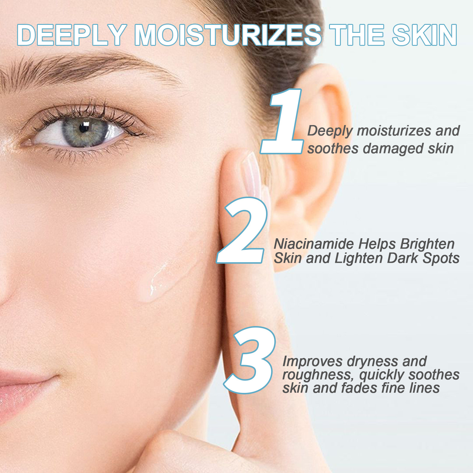 EELHOE Shrink Pores Serum Anti Wrinkle Pure Hyaluronic Acid Lifting Firming Fine Lines Reduce Lightening Dark Circle Hyalu B5 Essence