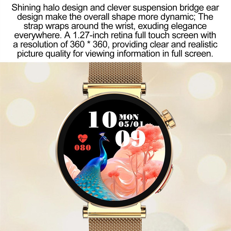 Lady Smart Watch ECG Health Monitoring Bluetooth Women Sports Fitness Tracker Smartwatch