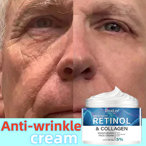 iBeaLee Retinol Whitening Cream Vitamin A Hydrating Nourishing Collagen Anti Aging Face Neck Anti Wrinkle Repair Cream Moisturize Firming Skin care