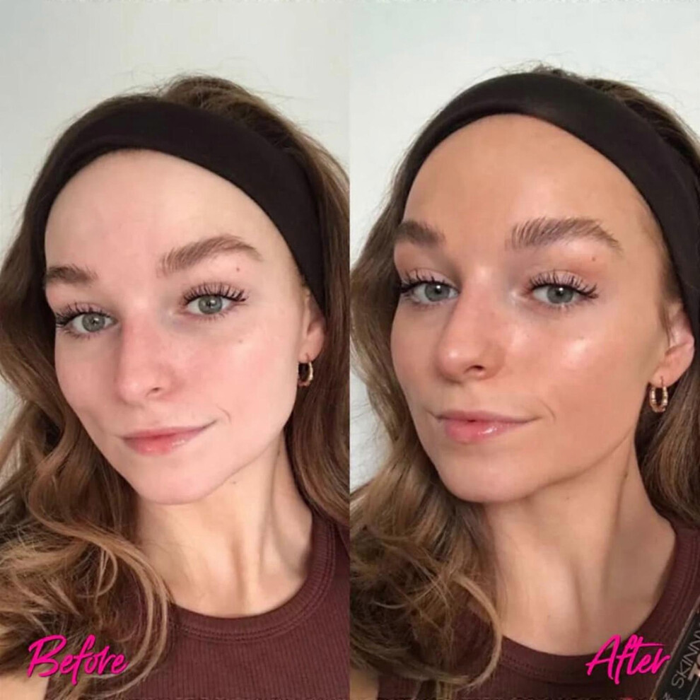 (2pcs) Zeria Sunless Tanning Drops Self Tanning Drops for Dark Fake Tan