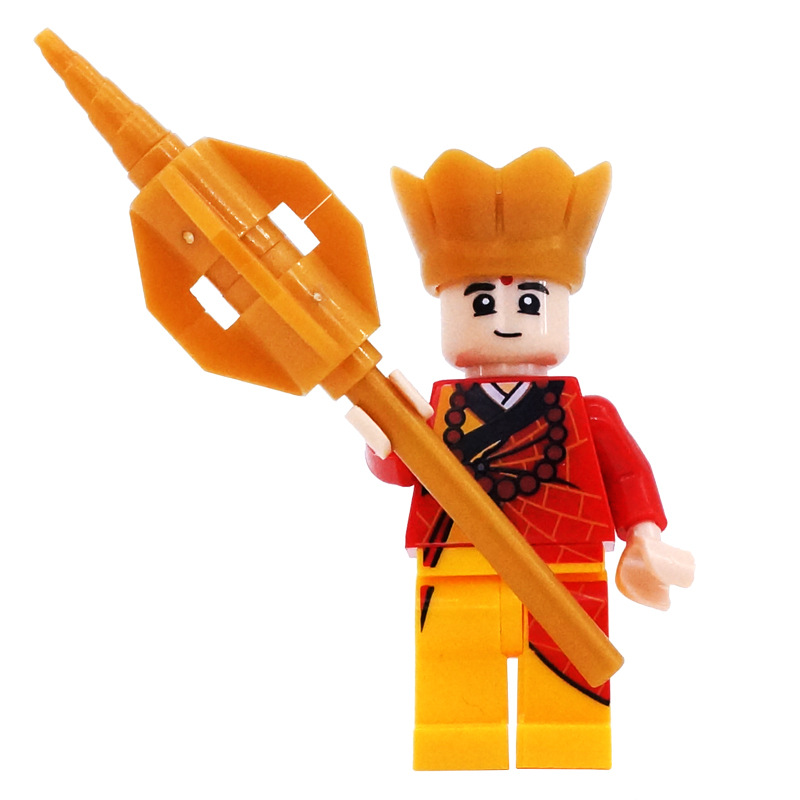 Mini Figures Journey to the West Cartoon Character Set Building Blocks Toys Gift for Kids Party Bag Fillers Party Supplies Collectible Series