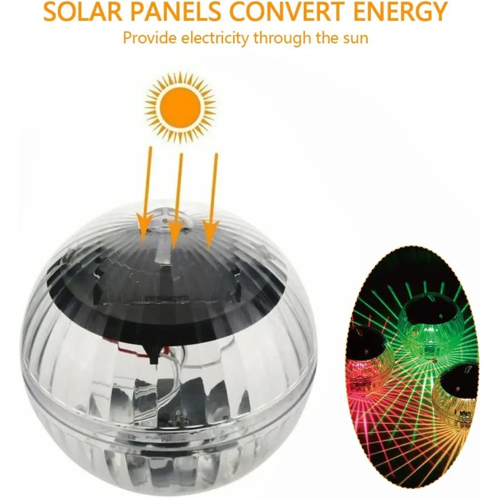  Christmas Solar Floating Light Swimming Pool Waterproof LED Solar Power Multi Color Changing Water Drift Lamp for Fish Tank Pond