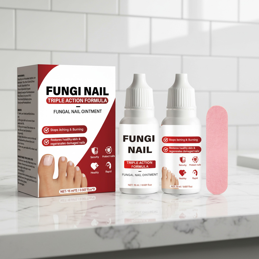 2 PCS Nail Antifungal Solution Kit With Two Repair Treatment Solutions For Nail Health And Protection 15ml 
